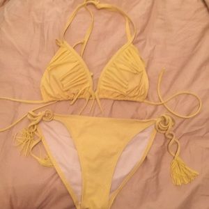 Yellow bikini